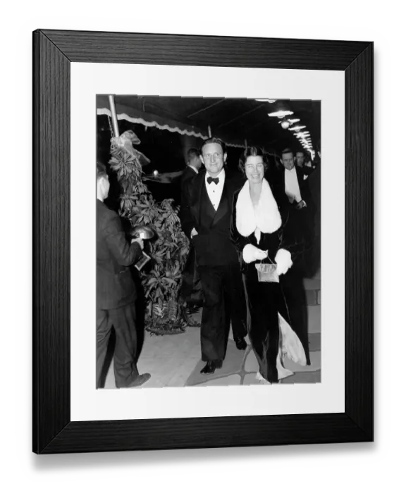 Framed Print : Spencer Tracy And Wife Louise Framed Print : Spencer Tracy And Wife Louise