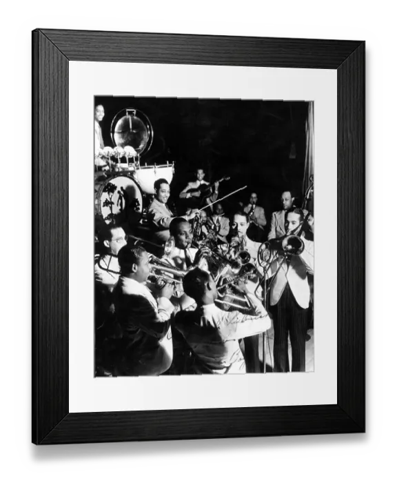 Framed Print : Duke Ellington With His Orchestra Framed Print : Duke Ellington With His Orchestra