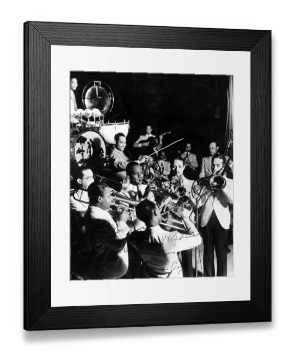 Framed Print : Duke Ellington With His Orchestra Framed Print : Duke Ellington With His Orchestra