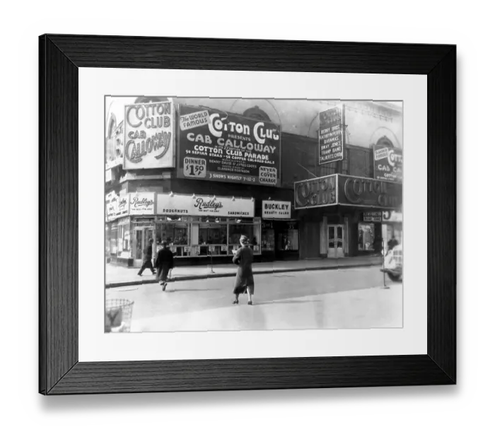 Framed Print : The Cotton Club Framed Print : The Cotton Club