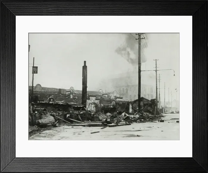 Framed Print : Devastation In China Framed Print : Devastation In China