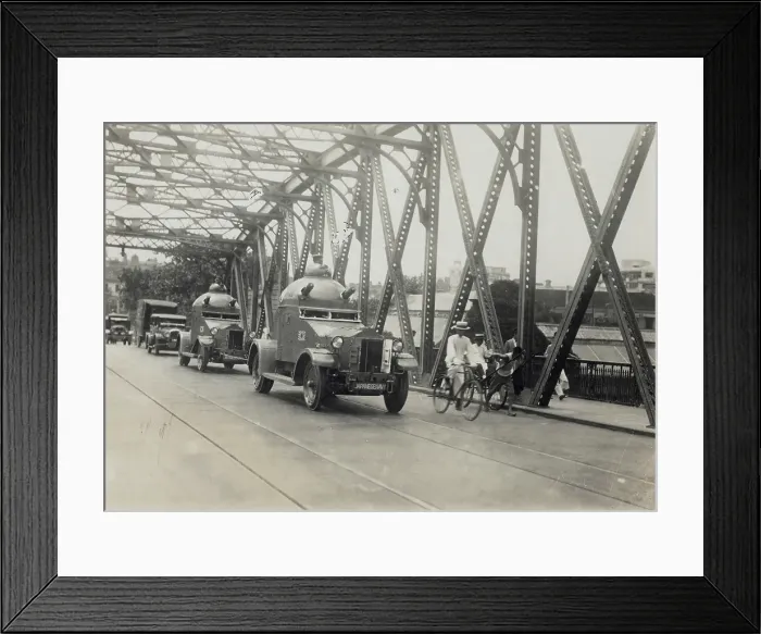 Framed Print : Japanese Tank Parade Framed Print : Japanese Tank Parade