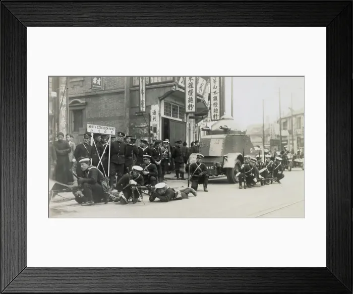 Framed Print : Japanese Troops In China Framed Print : Japanese Troops In China