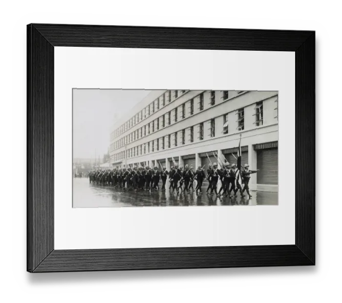 Framed Print : Japanese Troops In China
