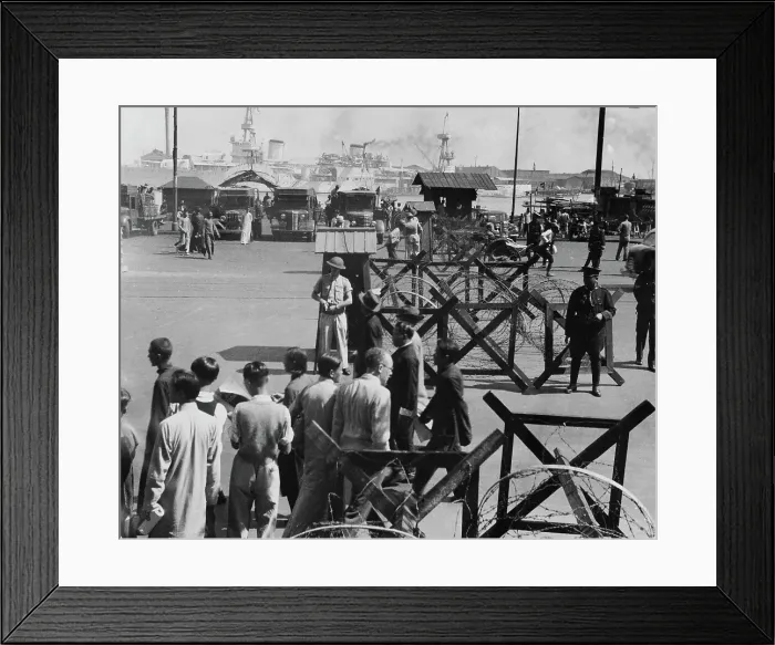 Framed Print : American Forces on Guard Duty in Shanghai Framed Print : American Forces on Guard Duty in Shanghai