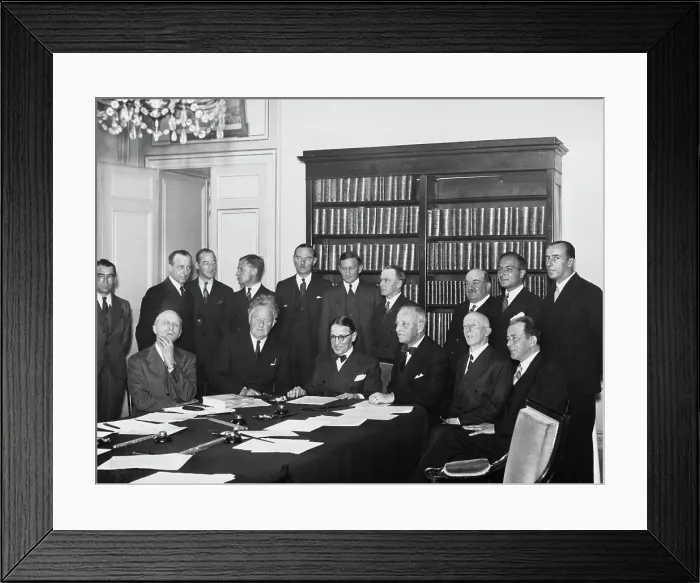 Framed Print : Naval Conference In Paris Framed Print : Naval Conference In Paris