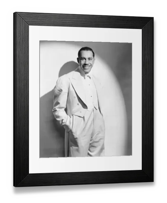 Framed Print : Cab Calloway Portrait Session Framed Print : Cab Calloway Portrait Session