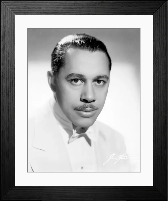 Framed Print : Cab Calloway Portrait Session Framed Print : Cab Calloway Portrait Session