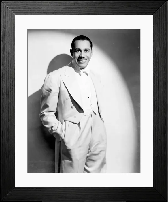Framed Print : Cab Calloway Portrait Session Framed Print : Cab Calloway Portrait Session