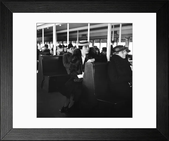 Framed Print : New York Ferry Ride Framed Print : New York Ferry Ride