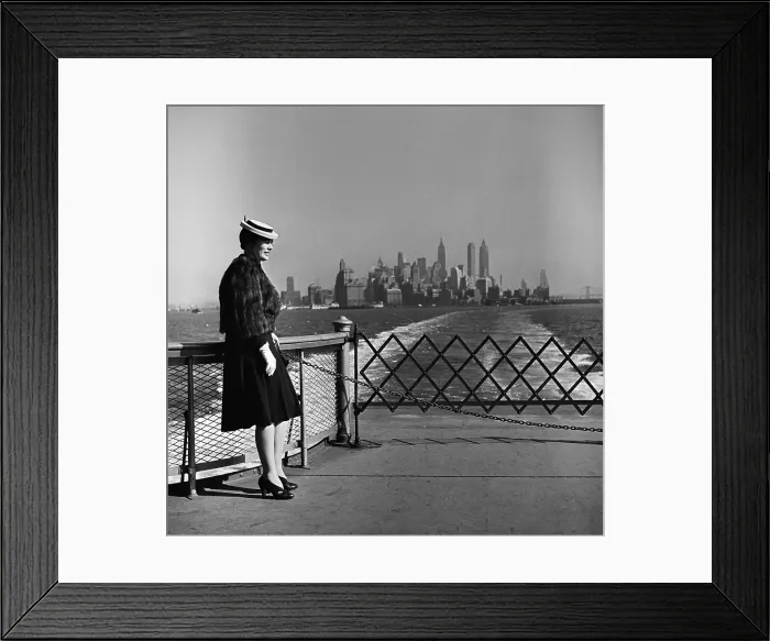 Framed Print : New York Ferry Ride Framed Print : New York Ferry Ride