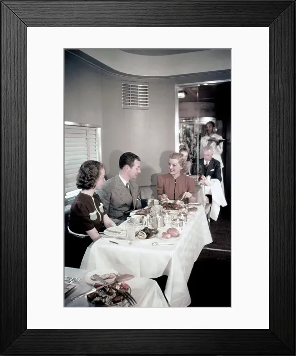 Framed Print : The 20th Century Limited