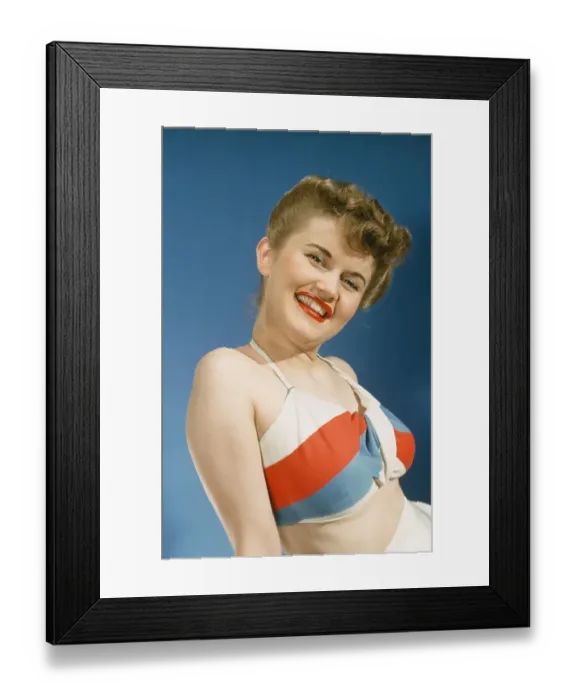 Framed Print : MODEL POSING IN 1938 Framed Print : MODEL POSING IN 1938
