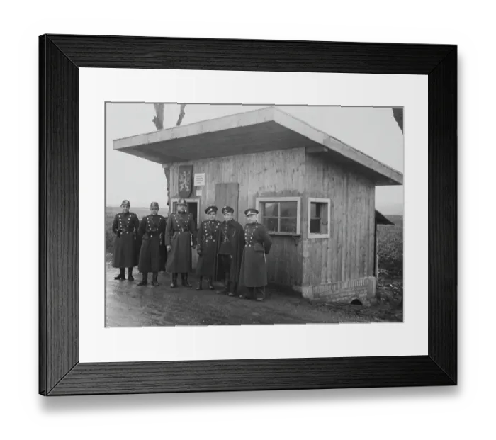 Framed Print : New German-Czech Border Framed Print : New German-Czech Border