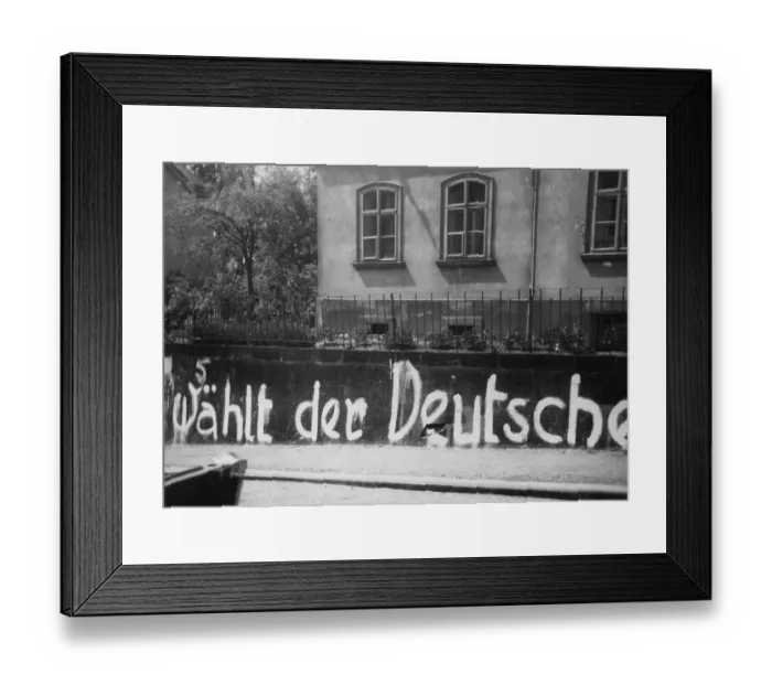 Framed Print : Vote German Framed Print : Vote German