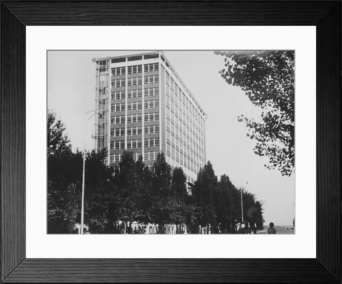 Framed Print : Zlin Building Framed Print : Zlin Building