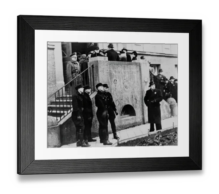 Framed Print : Elections In Memel Framed Print : Elections In Memel
