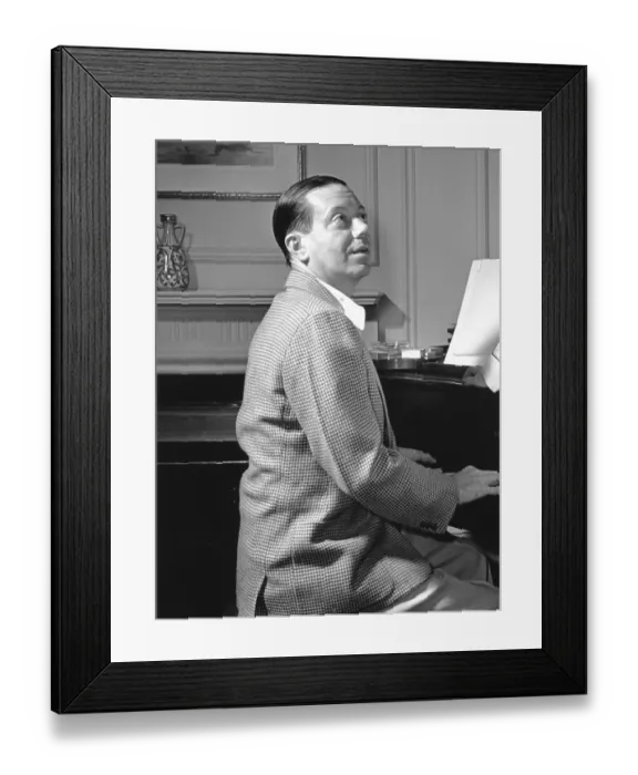 Framed Print : Cole Porter At Home Framed Print : Cole Porter At Home