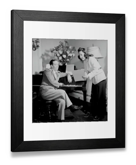 Framed Print : Cole Porter And Ethel Merman Framed Print : Cole Porter And Ethel Merman