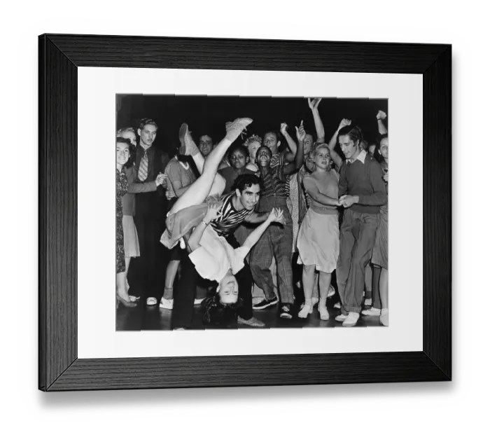 Framed Print : Swing Dancing Framed Print : Swing Dancing