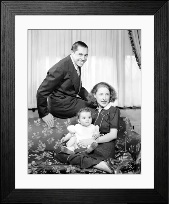 Framed Print : Cab Calloway And Family Framed Print : Cab Calloway And Family