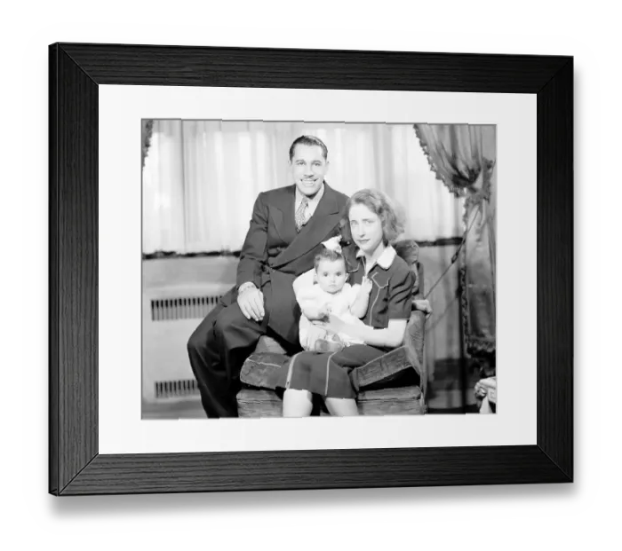 Framed Print : Cab Calloway And Family Framed Print : Cab Calloway And Family
