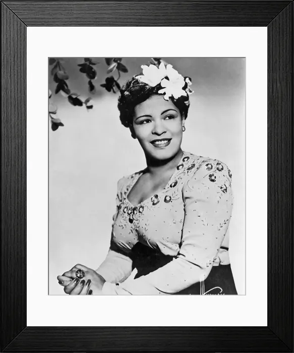 Framed Print : Billie Holiday Portrait Session Framed Print : Billie Holiday Portrait Session
