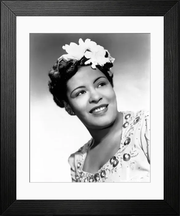 Framed Print : Billie Holiday Portrait Framed Print : Billie Holiday Portrait