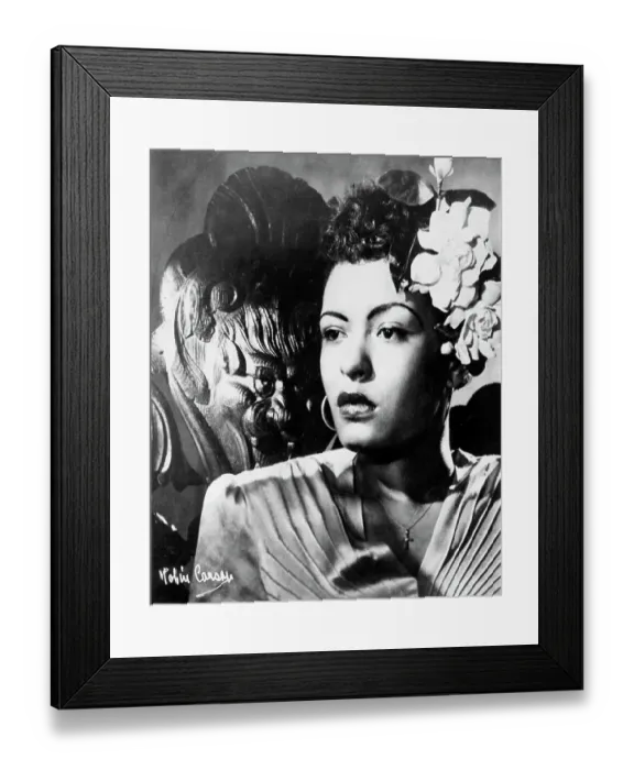 Framed Print : Billie Holiday Portrait Session Framed Print : Billie Holiday Portrait Session