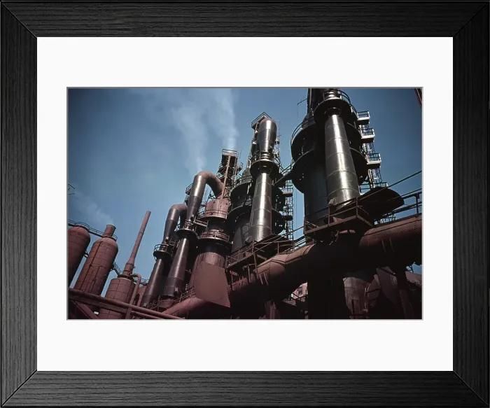 Framed Print : US Steel Mill Framed Print : US Steel Mill
