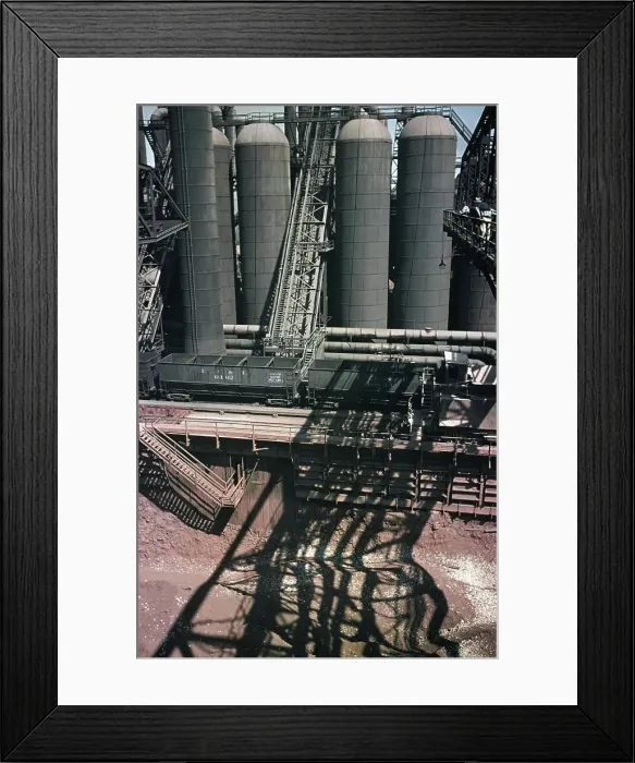 Framed Print : US Steel Mill Framed Print : US Steel Mill