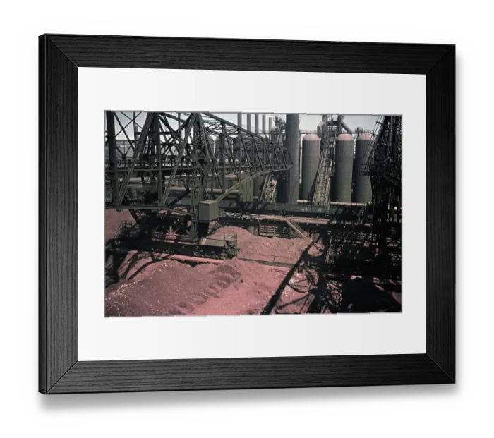 Framed Print : US Steel Mill