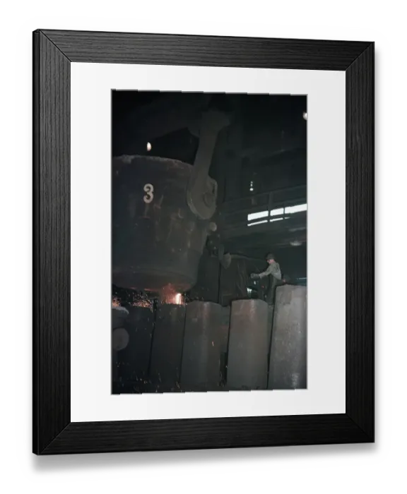 Framed Print : US Steel Mill Framed Print : US Steel Mill