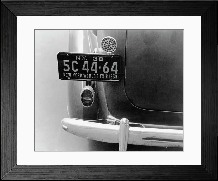 Framed Print : New York Numberplate Framed Print : New York Numberplate