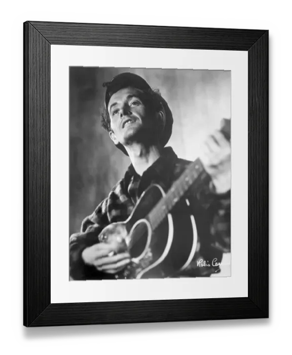 Framed Print : Early 1940s, New York City, Woody Guthrie Framed Print : Early 1940s, New York City, Woody Guthrie