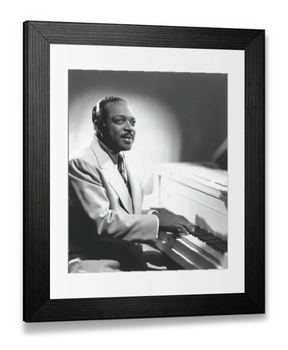 Framed Print : Count Basie Portrait Session Framed Print : Count Basie Portrait Session