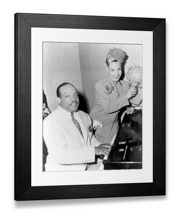 Framed Print : Count Basie & Carmen Miranda Framed Print : Count Basie & Carmen Miranda