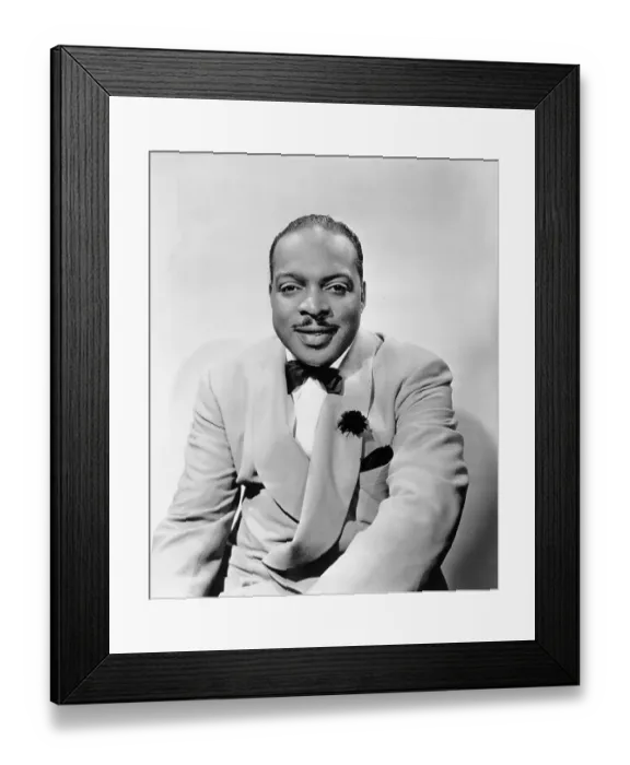Framed Print : Count Basie Portrait Session Framed Print : Count Basie Portrait Session