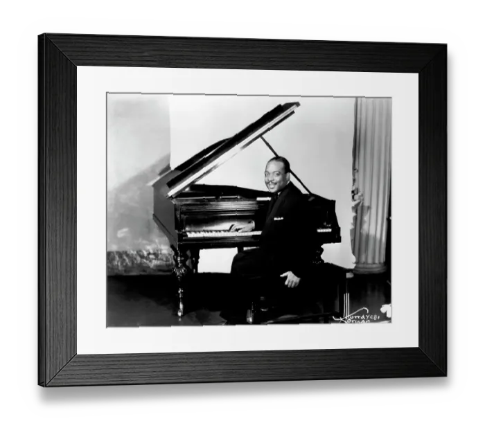 Framed Print : Count Basie Portrait Session Framed Print : Count Basie Portrait Session