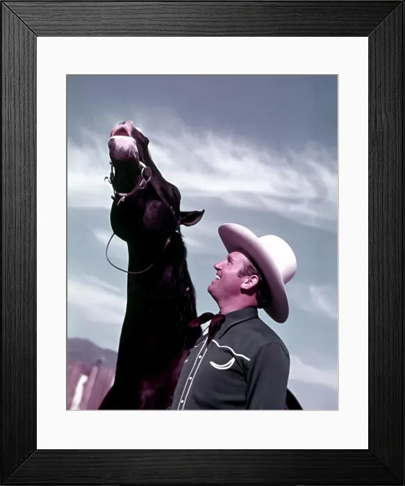 Framed Print : Gene Autry And Champion Framed Print : Gene Autry And Champion