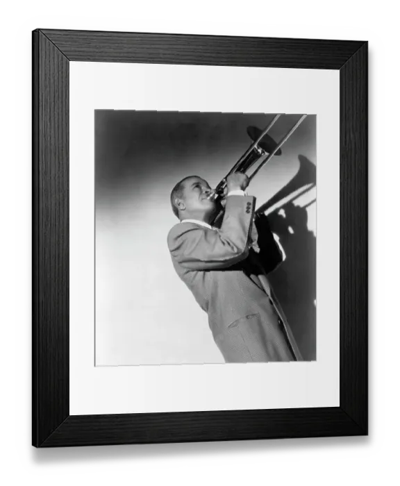 Framed Print : Kid Ory. American jazz trombonist and bandleader, Kid Ory (1886 - 1973), circa 1940 Framed Print : Kid Ory. American jazz trombonist and bandleader, Kid Ory (1886 - 1973), circa 1940