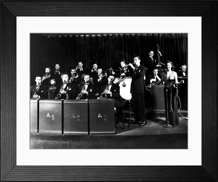 Framed Print : Artie Shaw Live
