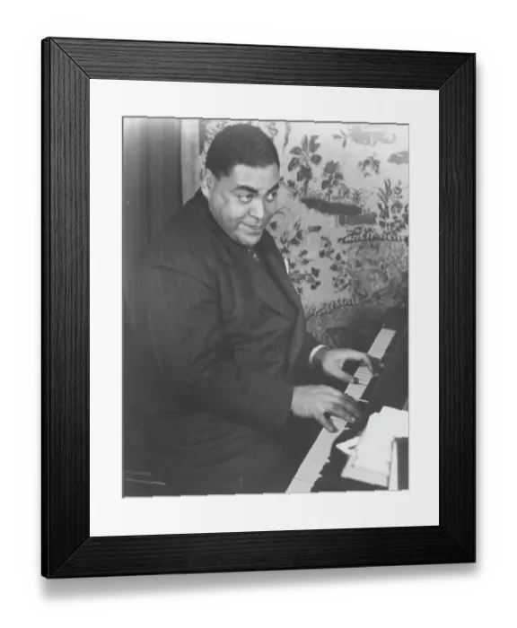 Framed Print : Fats Waller Performing Framed Print : Fats Waller Performing
