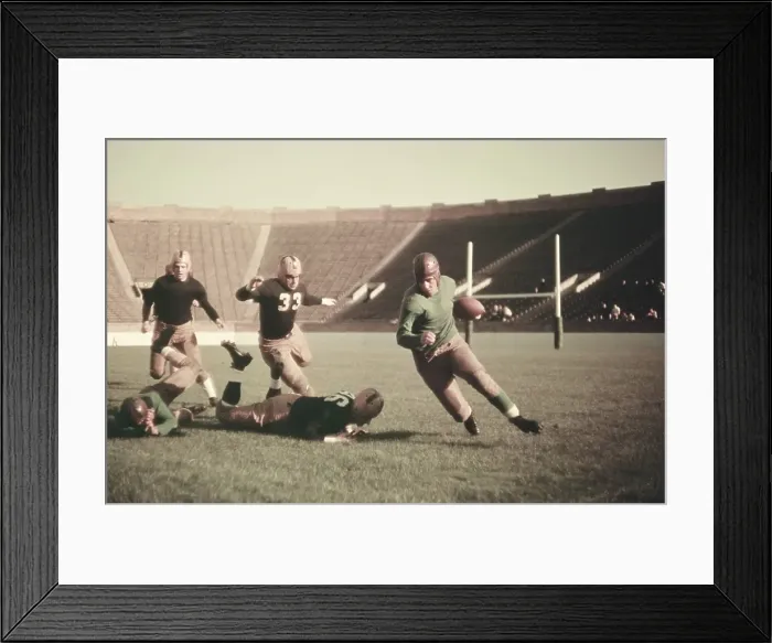 Framed Print : 1930's High School Football Framed Print : 1930's High School Football