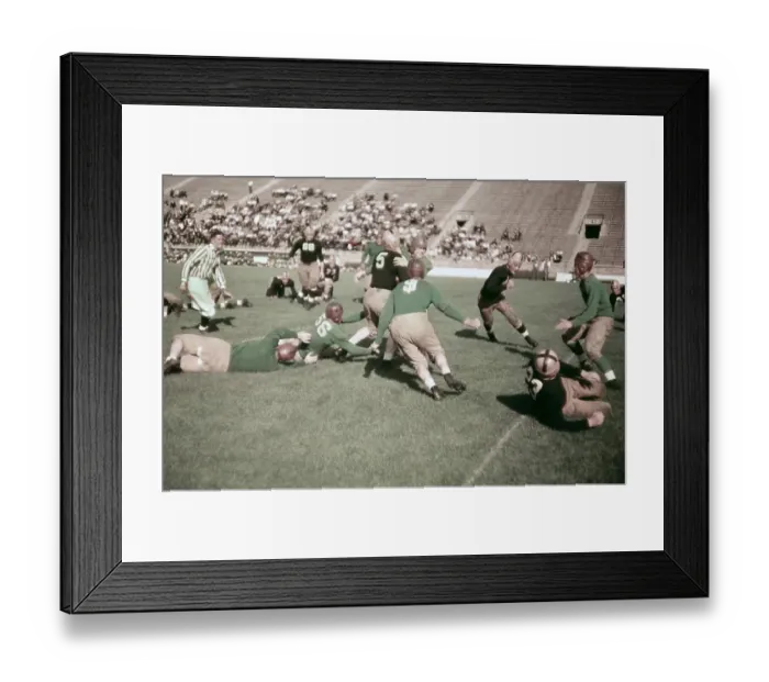 Framed Print : 1930's High School Football Framed Print : 1930's High School Football