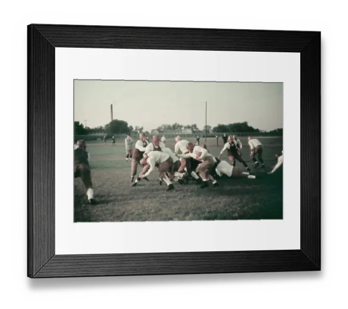 Framed Print : 1930's High School Football Framed Print : 1930's High School Football