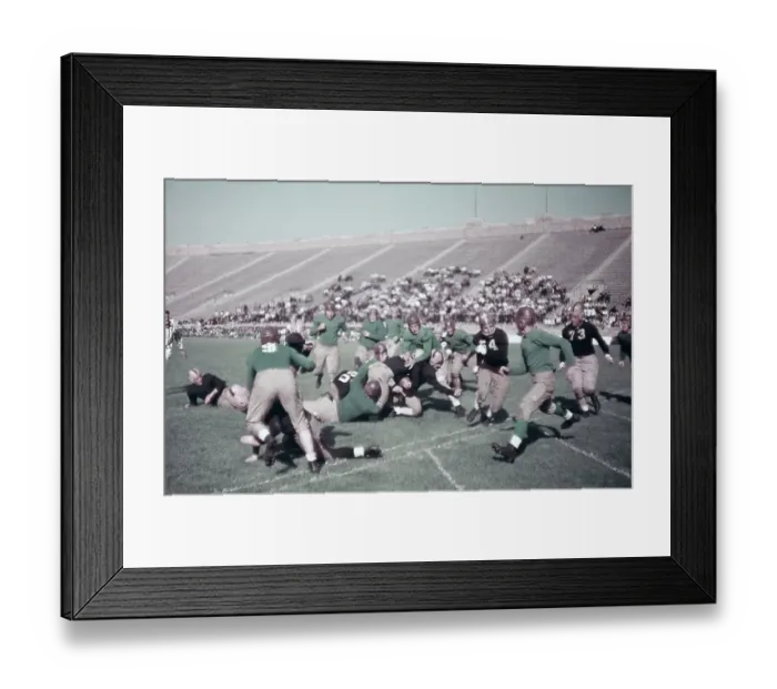 Framed Print : 1930's High School Football Framed Print : 1930's High School Football