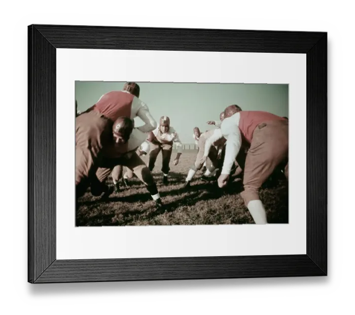 Framed Print : 1930's High School Football Framed Print : 1930's High School Football