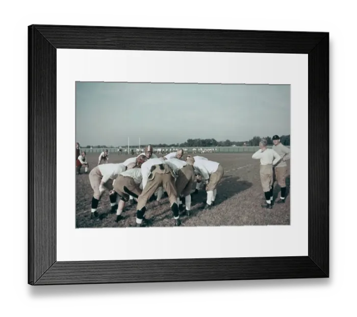 Framed Print : 1930's High School Football Framed Print : 1930's High School Football