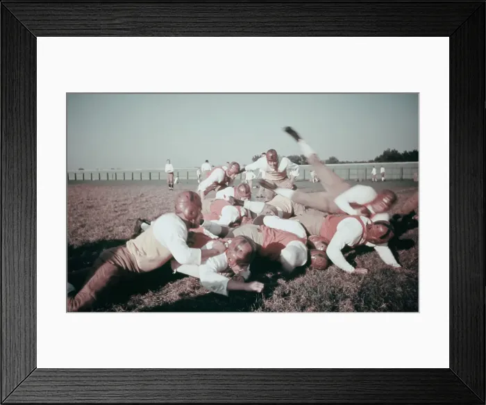 Framed Print : 1930's High School Football Framed Print : 1930's High School Football